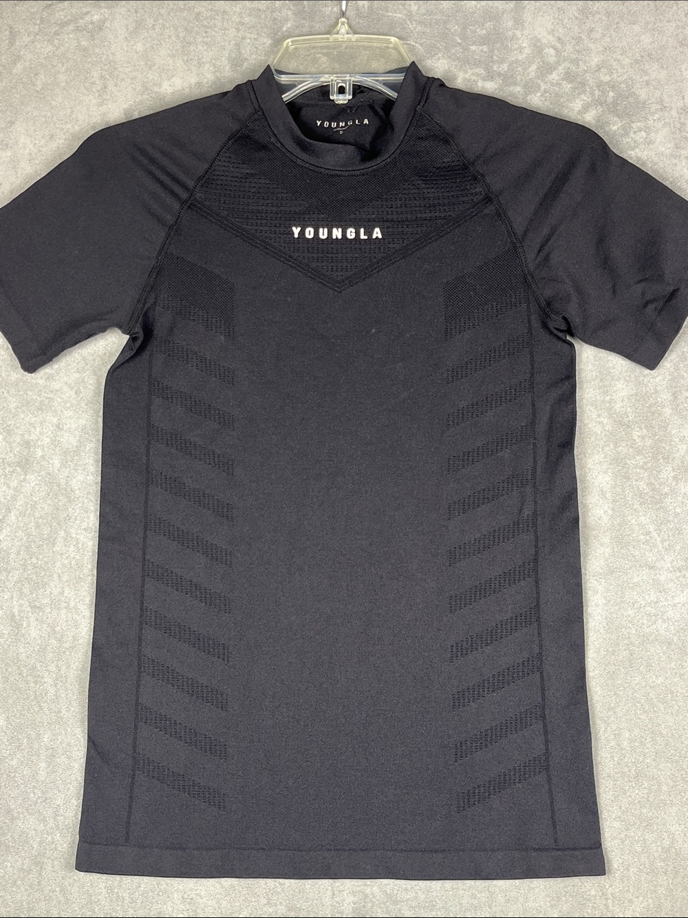 YoungLA Men’s Small Black Compression Gym Training Shirt